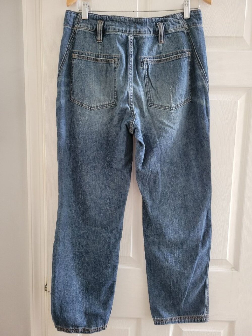Pilcro Anthropologie The Wanderer Relaxed Jeans Utility 30 Distressed Workwear - Picture 6 of 13